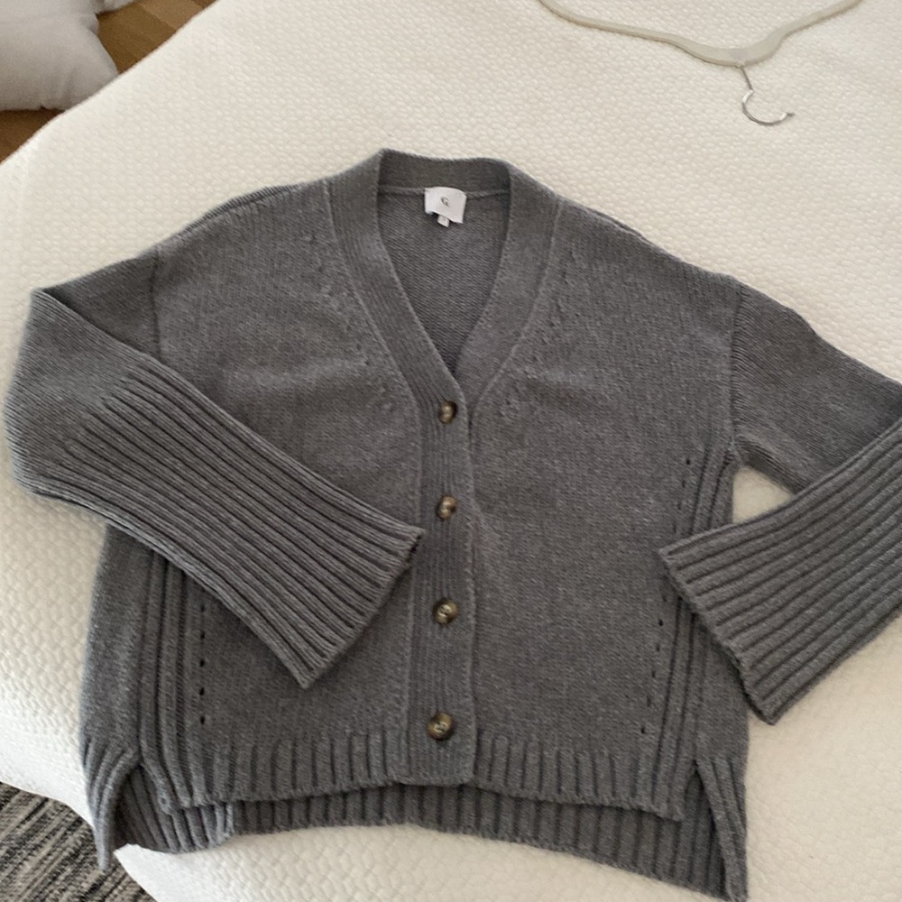 G. Label High Cuff Cardigan 
(Goop)